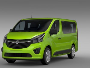 vauxhall vivaro ecoflex 2015 3D Model