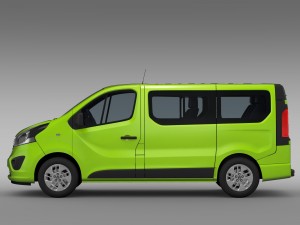 vauxhall vivaro ecoflex 2015 3D Model