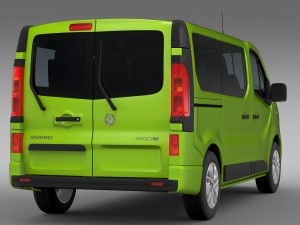 vauxhall vivaro ecoflex 2015 3D Model
