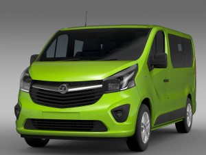vauxhall vivaro ecoflex 2015 3D Model