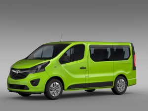 vauxhall vivaro ecoflex 2015 3D Model