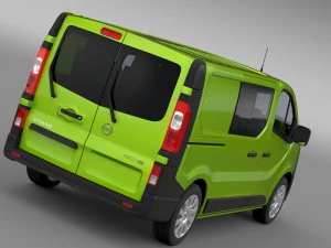 opel vivaro multivan ecoflex 2015 3D Model