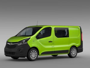 opel vivaro multivan ecoflex 2015 3Dモデル