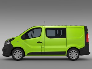opel vivaro multivan ecoflex 2015 3Dモデル