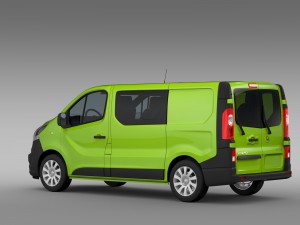 opel vivaro multivan ecoflex 2015 3Dモデル