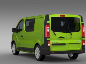 opel vivaro multivan ecoflex 2015 3Dモデル