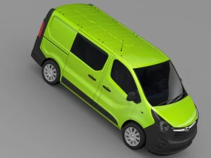 opel vivaro multivan ecoflex 2015 3D Model