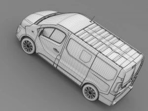 opel vivaro multivan ecoflex 2015 3D Model