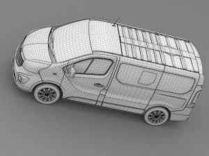 opel vivaro multivan ecoflex 2015 3D Model