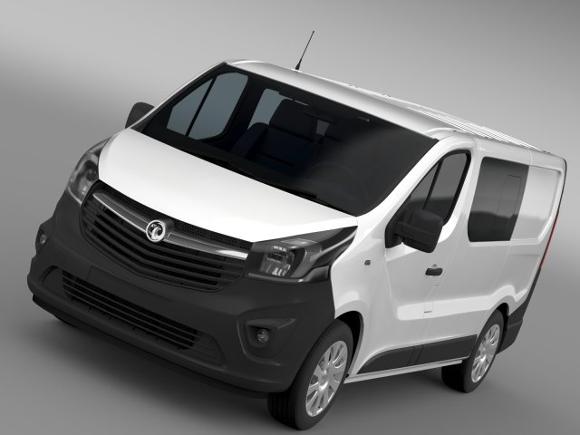 vauxhall vivaro multivan ecoflex 2015 3D 模型 .c4d .max .obj .3ds .fbx .stl .blend 