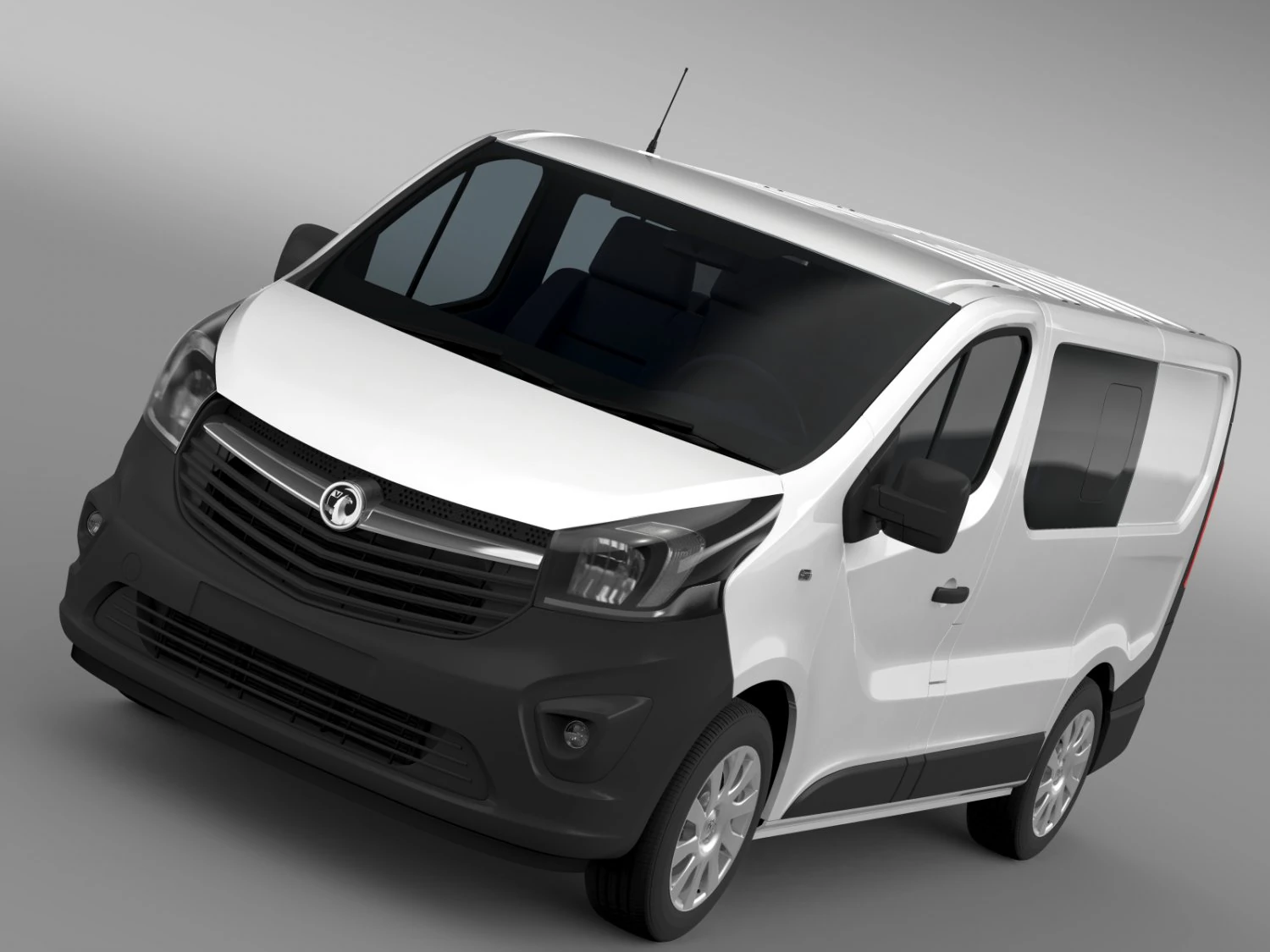 vauxhall vivaro multivan ecoflex 2015 3D Model .c4d .max .obj .3ds .fbx .stl .blend 