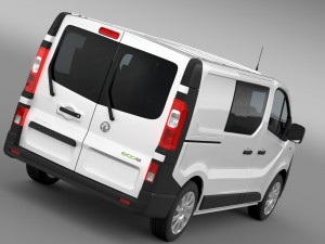 vauxhall vivaro multivan ecoflex 2015 3D 模型