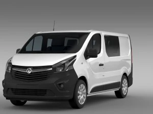 vauxhall vivaro multivan ecoflex 2015 3D Model