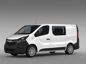 vauxhall vivaro multivan ecoflex 2015 3D 模型