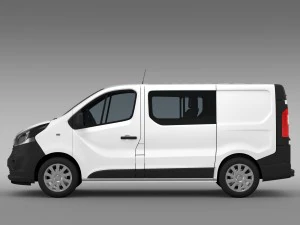 vauxhall vivaro multivan ecoflex 2015 3D Model