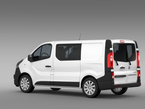 vauxhall vivaro multivan ecoflex 2015 3D 模型