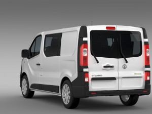 vauxhall vivaro multivan ecoflex 2015 3D 模型
