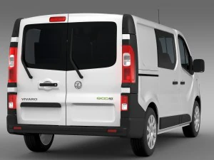 vauxhall vivaro multivan ecoflex 2015 3D Model