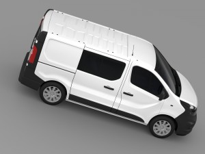 vauxhall vivaro multivan ecoflex 2015 3D 模型