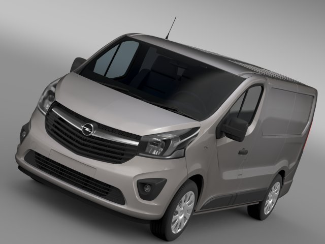 opel vivaro van 2015 Modelo 3D .c4d .max .obj .3ds .fbx .stl .blend 