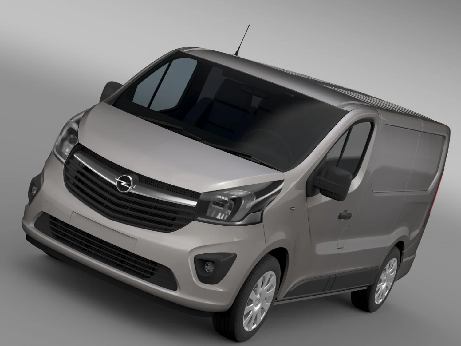 opel vivaro van 2015 3D Model .c4d .max .obj .3ds .fbx .stl .blend