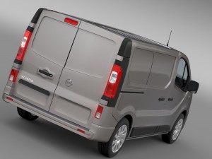 opel vivaro van 2015 Modelo 3D