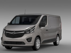 opel vivaro van 2015 Modelo 3D