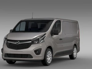 opel vivaro van 2015 3D Model