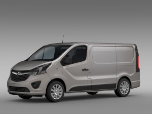 opel vivaro van 2015 Modelo 3D