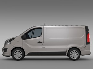 opel vivaro van 2015 Modelo 3D