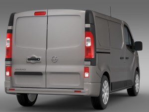 opel vivaro van 2015 Modelo 3D