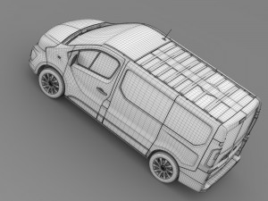 opel vivaro van 2015 Modelo 3D