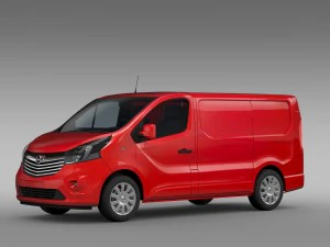 opel vivaro van biturbo 2015 3D Model