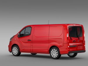 opel vivaro van biturbo 2015 Modelo 3D