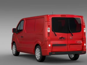 opel vivaro van biturbo 2015 3D Model