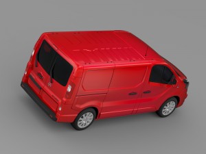 opel vivaro van biturbo 2015 Modelo 3D