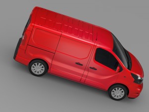 opel vivaro van biturbo 2015 Modelo 3D