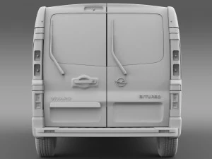 opel vivaro van biturbo 2015 3D Model