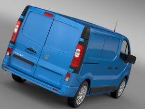 vauxhall vivaro van 2015 3D 모델