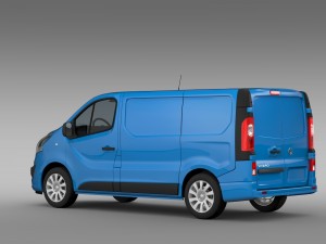 vauxhall vivaro van 2015 3D 모델