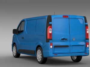 vauxhall vivaro van 2015 3D 모델