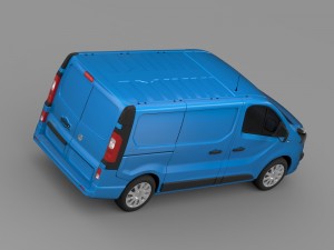 vauxhall vivaro van 2015 3D 모델