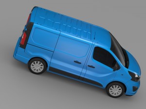 vauxhall vivaro van 2015 3D 모델