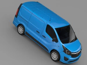 vauxhall vivaro van 2015 3D Model