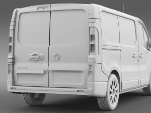 vauxhall vivaro van 2015 3D Model