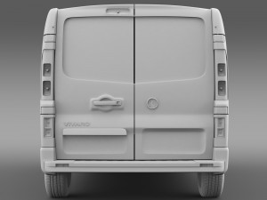 vauxhall vivaro van 2015 3D 모델