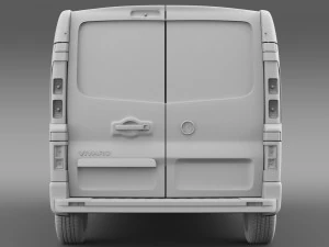 vauxhall vivaro van 2015 3D Model
