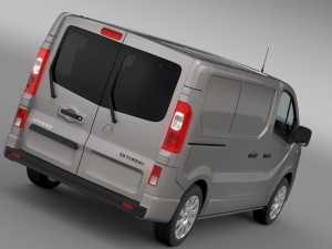 vauxhall vivaro van biturbo 2015 3D Model