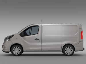 vauxhall vivaro van biturbo 2015 3D Model