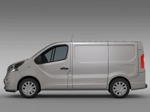 vauxhall vivaro van biturbo 2015 3D Model